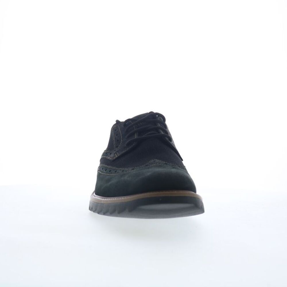 Johnston & Murphy Mens Duncan Wingtip Black Shoes (NWT) - Picture 2 of 4